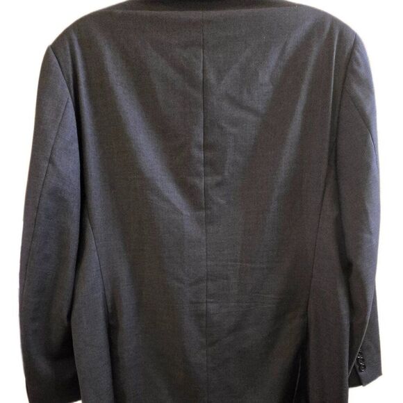 Baroni Mens Grey Wool Two Button Blazer Size 42R - Picture 4 of 6